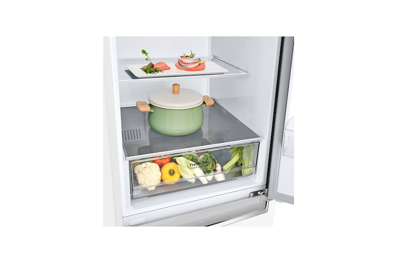 LG Réfrigérateur combiné | 341L | E | 36 dB(C) | Total No Frost, LG GBP31SWLZN