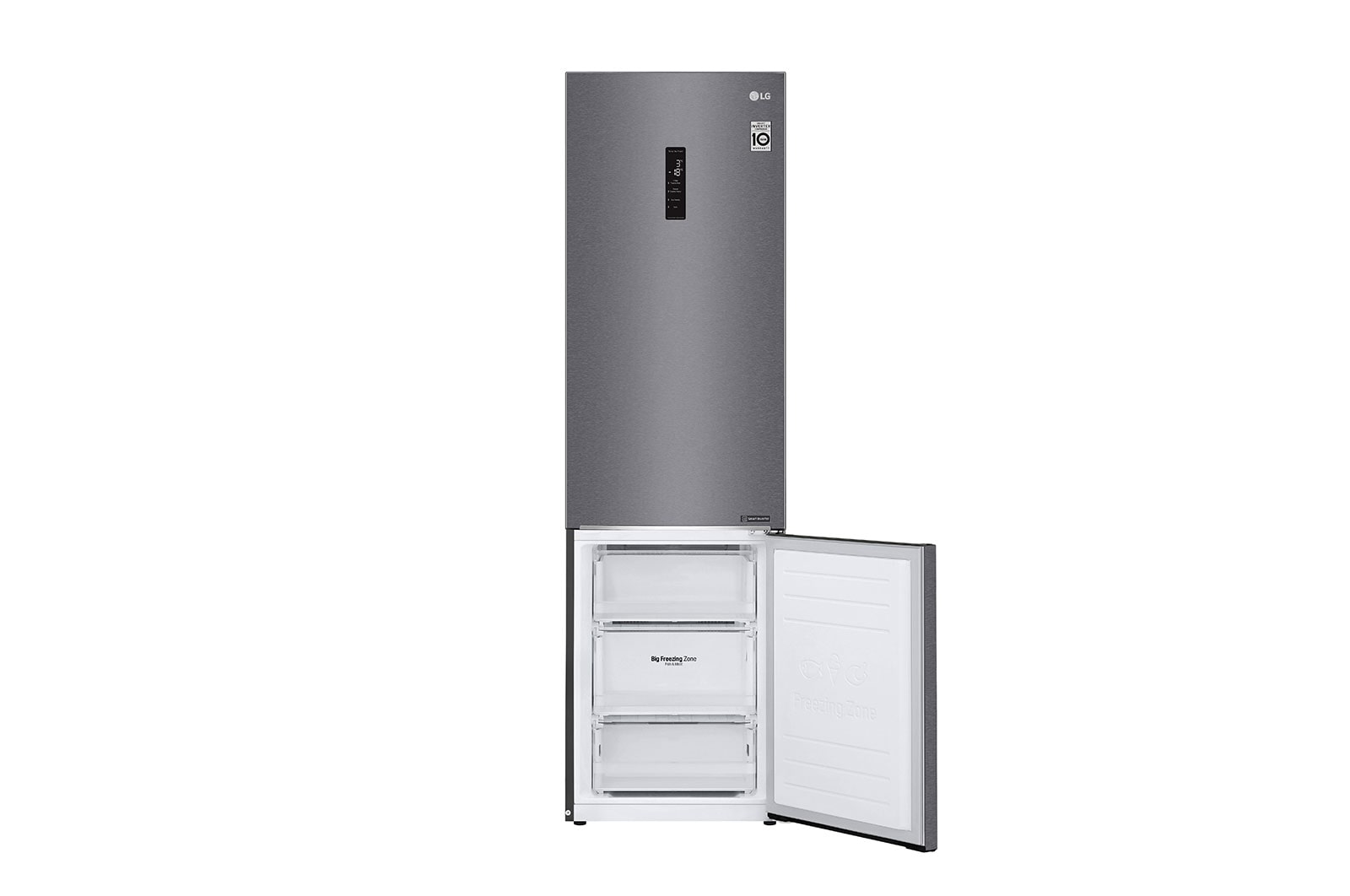 LG Réfrigérateur combiné | 384L | E |  Total No Frost | Smart Inverter  , LG GBP32DSKZN