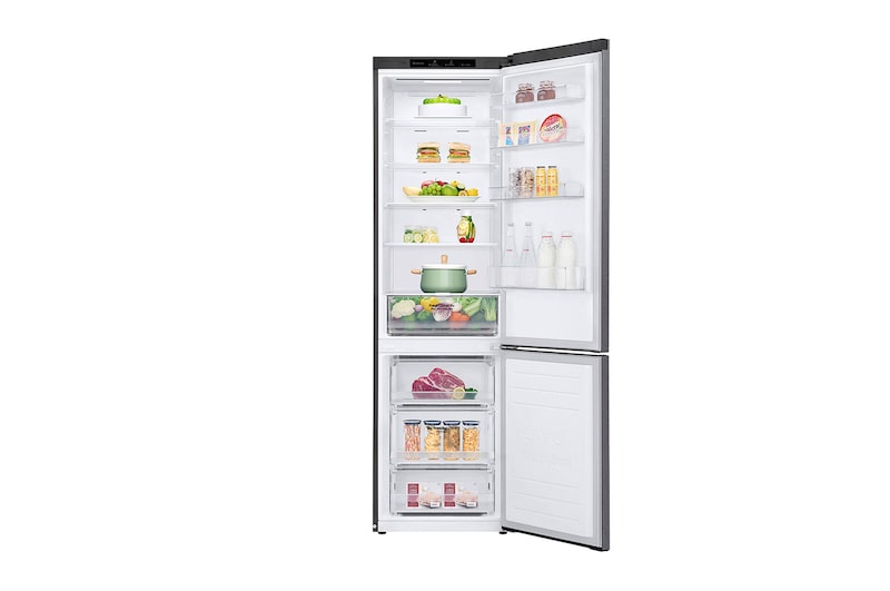 LG Réfrigérateur combiné | 384L | D | 36dB(C) | Total No Frost | Compresseur Linéaire Inverter, LG GBP62DSSFR