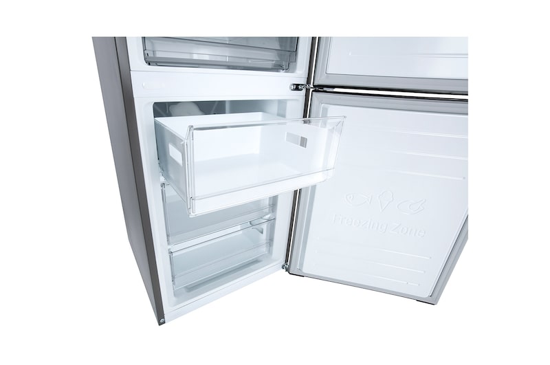 LG Réfrigérateur combiné | 384L | D | 36dB(C) | Total No Frost | Compresseur Linéaire Inverter, LG GBP62DSSFR