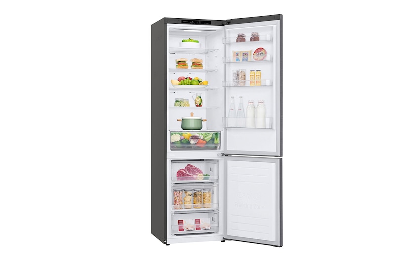 LG Réfrigérateur combiné | 384L | D | 36dB(C) | Total No Frost | Compresseur Linéaire Inverter, LG GBP62DSSFR