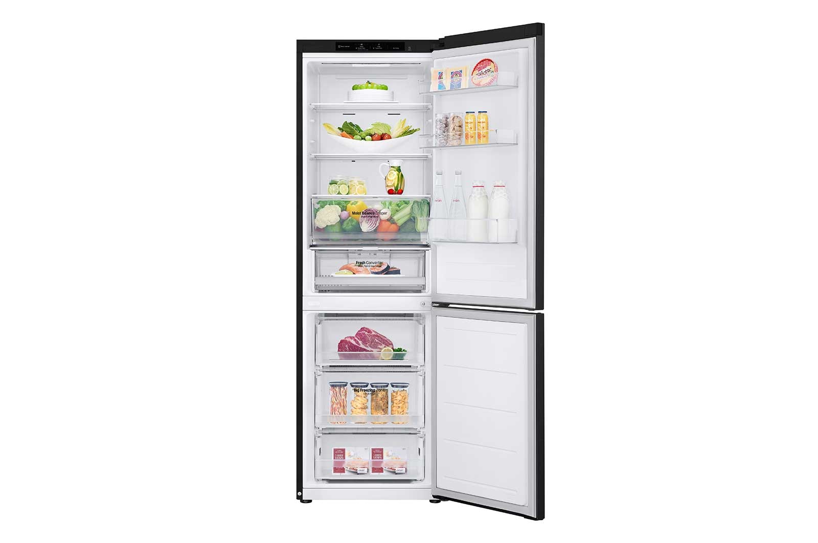 LG Réfrigérateurs combiné | I 344 L | Compresseur Smart Inverter™ | Door Cooling™ | Linear Cooling™I E I WIFI, LG GBV3100EEP