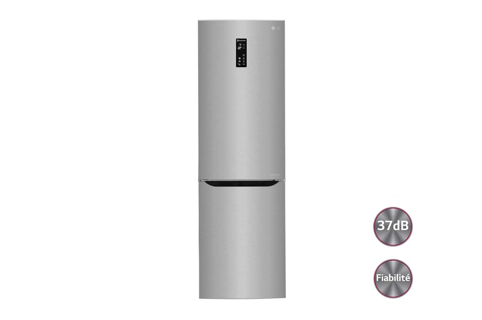 Vue avant de Réfrigérateur combiné | Total No Frost | Compresseur linéaire inverter | 37dB | Connecté Wi-Fi | Moist Balance Crisper LG GBW6226SPS