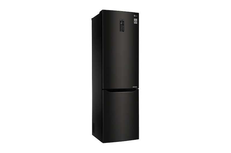 LG Réfrigérateur combiné | Total No Frost | Compresseur linéaire inverter | 37dB | Connecté Wi-Fi | Moist Balance Crisper | Fresh converter , LG GBW6346SBL