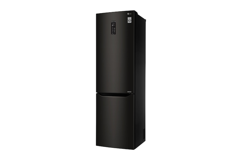 LG Réfrigérateur combiné | Total No Frost | Compresseur linéaire inverter | 37dB | Connecté Wi-Fi | Moist Balance Crisper | Fresh converter , LG GBW6346SBL