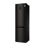 LG Réfrigérateur combiné | Total No Frost | Compresseur linéaire inverter | 37dB | Connecté Wi-Fi | Moist Balance Crisper | Fresh converter , LG GBW6346SBL