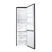 LG Réfrigérateur combiné | Total No Frost | Compresseur linéaire inverter | 37dB | Connecté Wi-Fi | Moist Balance Crisper | Fresh converter , LG GBW6346SBL