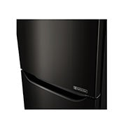 LG Réfrigérateur combiné | Total No Frost | Compresseur linéaire inverter | 37dB | Connecté Wi-Fi | Moist Balance Crisper | Fresh converter , LG GBW6346SBL