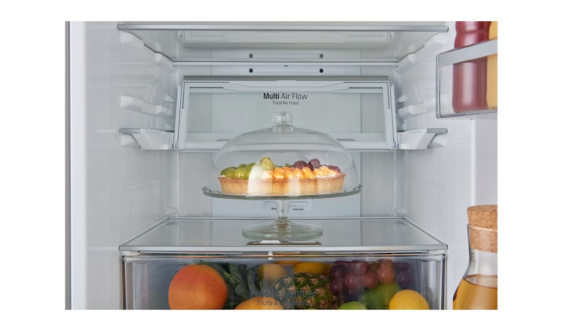 LG Réfrigérateur combiné | Total No Frost | Compresseur linéaire inverter | Smart Diagnosis™ | Moist Balance Crisper | Fresh converter | A+++ | Wi-Fi, LG GBW6388ESC