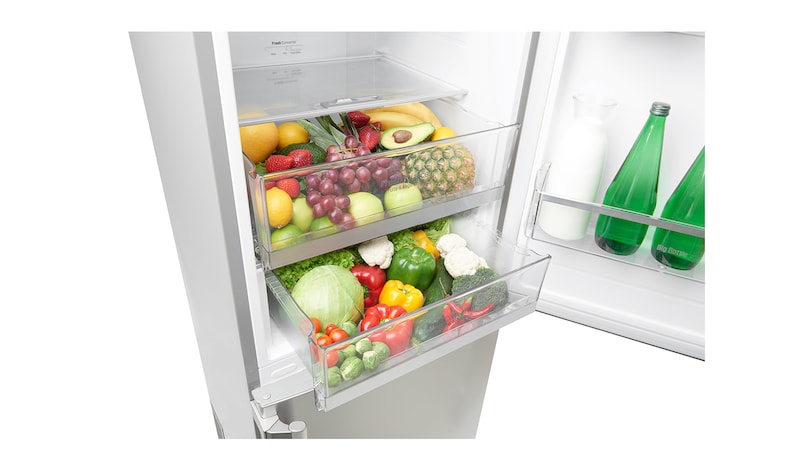 LG Réfrigérateur combiné | Total No Frost | Compresseur linéaire inverter | Smart Diagnosis™ | Moist Balance Crisper | Fresh converter | A+++ | Wi-Fi, LG GBW6388ESC