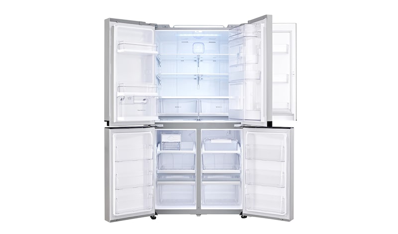 LG Réfrigérateur 4 portes | 601L | No Frost | Door-In-Door ® | Compresseur Linéaire Inverter | Clayettes Smart Slide | Pure N Fresh, LG GLC8839SC