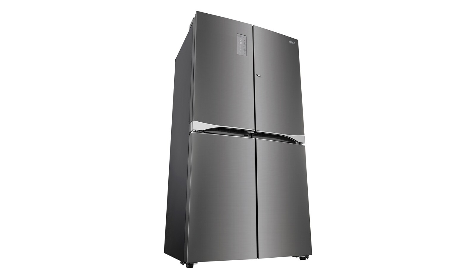 LG Réfrigérateur Multiportes | 4 portes | Dual Door-in-Door | Compresseur linéaire | Total No Frost | Pure N Fresh | A++, LG GLD8859BX