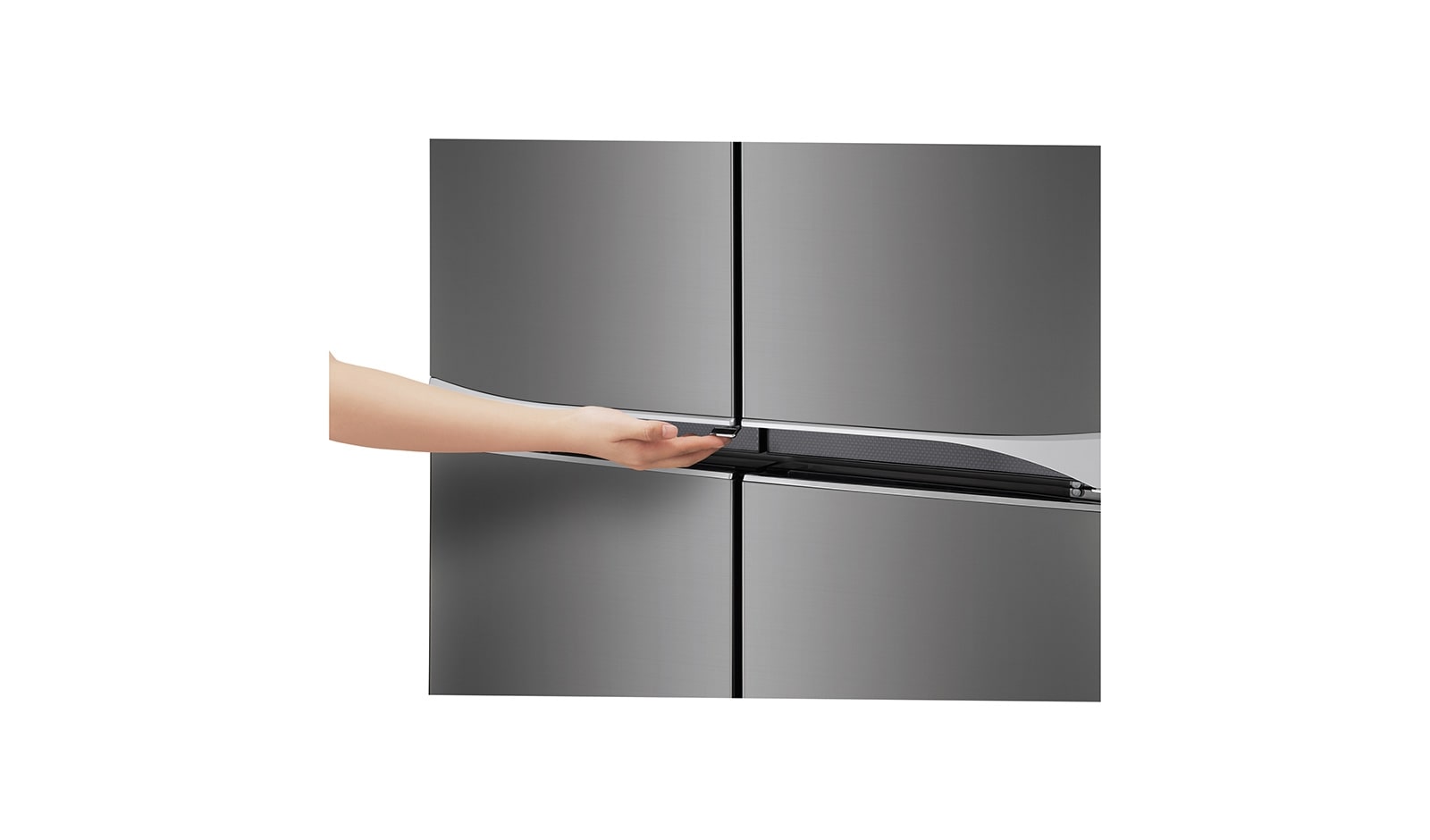 LG Réfrigérateur Multiportes | 4 portes | Dual Door-in-Door | Compresseur linéaire | Total No Frost | Pure N Fresh | A++, LG GLD8859BX