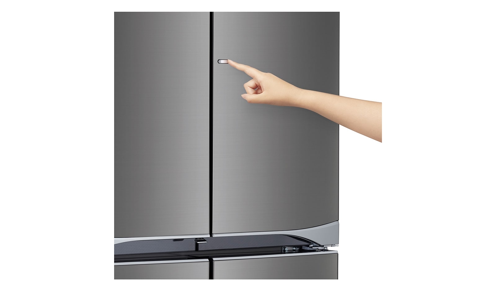 LG Réfrigérateur Multiportes | 4 portes | Dual Door-in-Door | Compresseur linéaire | Total No Frost | Pure N Fresh | A++, LG GLD8859BX