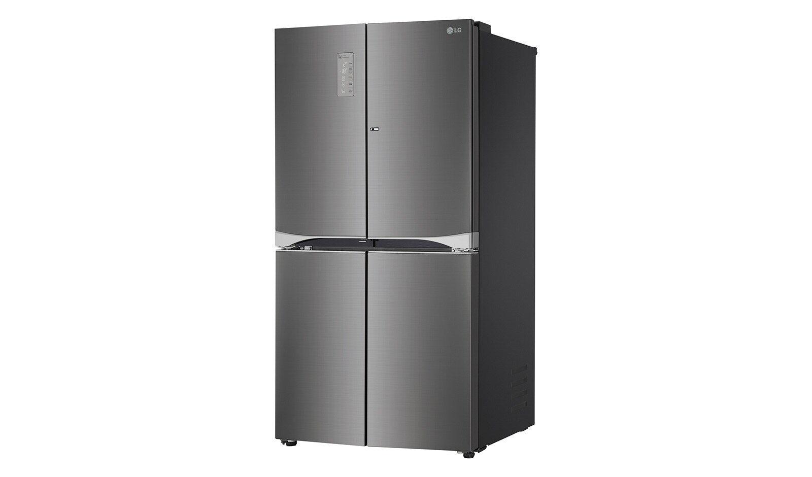 LG Réfrigérateur Multiportes | 4 portes | Dual Door-in-Door | Compresseur linéaire | Total No Frost | Pure N Fresh | A++, LG GLD8859BX