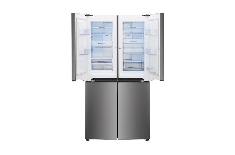 LG Réfrigérateur Multiportes | 4 portes | Dual Door-in-Door | Compresseur linéaire | Total No Frost | Pure N Fresh | A++, LG GLD8859BX