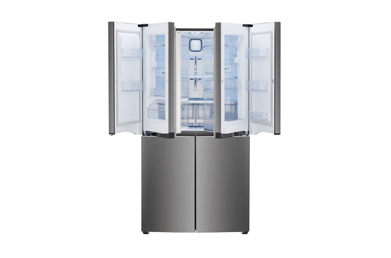 LG Réfrigérateur Multiportes | 4 portes | Dual Door-in-Door | Compresseur linéaire | Total No Frost | Pure N Fresh | A++, LG GLD8859BX
