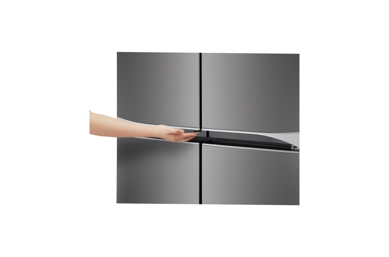 LG Réfrigérateur Multiportes | 4 portes | Dual Door-in-Door | Compresseur linéaire | Total No Frost | Pure N Fresh | A++, LG GLD8859BX