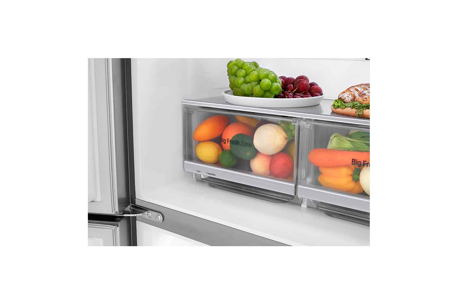 LG Réfrigérateur Multi-Portes Slim | 530L | No Frost | Compresseur Linéaire Inverter, LG GMB844PZKV