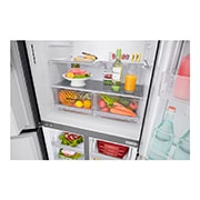 LG Réfrigérateur Multi-Portes Slim | 508L | F | Total No Frost | Compresseur Linéaire Inverter, LG GMJ844MCKV