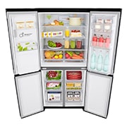 LG Réfrigérateur Multi-Portes Slim | 508L | F | Total No Frost | Compresseur Linéaire Inverter, LG GMJ844MCKV