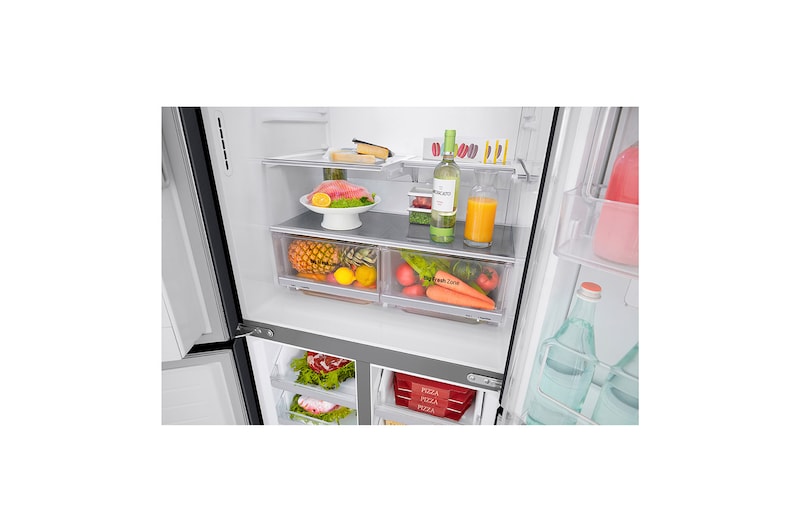 LG Réfrigérateur Multi-Portes Slim | 508L | F | Total No Frost | Compresseur Linéaire Inverter, LG GMJ844MCKV