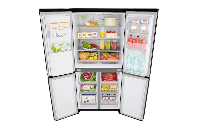 LG Réfrigérateur Multi-Portes Slim | 508L | F | Total No Frost | Compresseur Linéaire Inverter, LG GMJ844MCKV