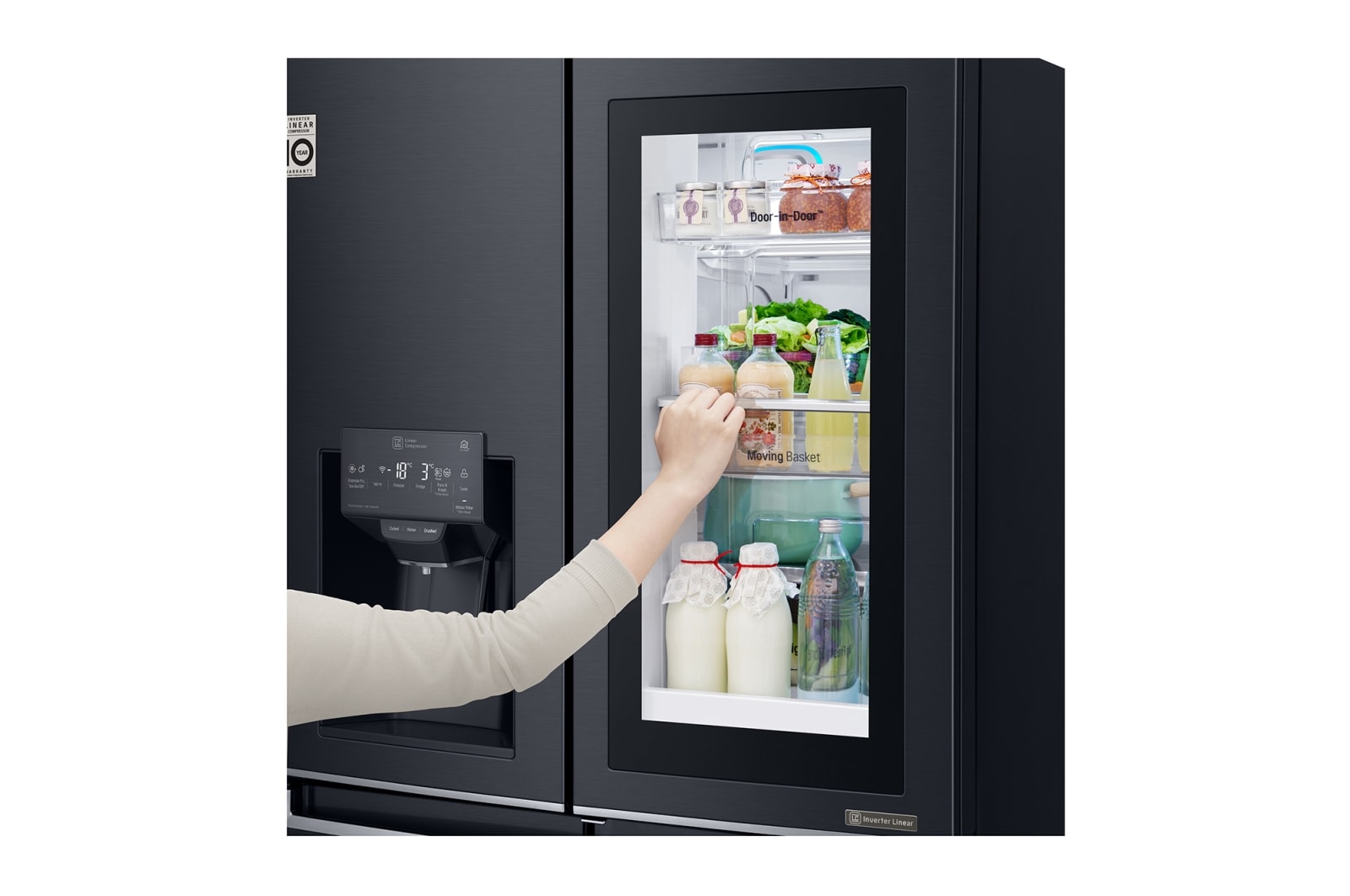 LG Réfrigérateur Multi-Portes | 571L | No Frost | Compresseur Linéaire Inverter, LG GMK9331MT