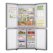 LG GML844PZ6F Réfrigérateur américain Multidoor Total No Frost avec  congélateur 506 L, distributeur d'eau et glace UV Nano, Door Cooling,  Linear Cooling - Frigo Smart avec Wi-Fi et écran LED extérieur 