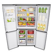LG Réfrigérateur Multi-Portes Slim | 506L | No Frost | Compresseur Linéaire Inverter, LG GML844PZKV