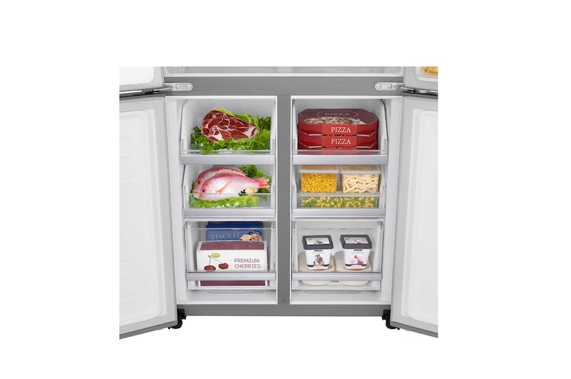 LG Réfrigérateur Multi-Portes Slim | 506L | No Frost | Compresseur Linéaire Inverter, LG GML844PZKV