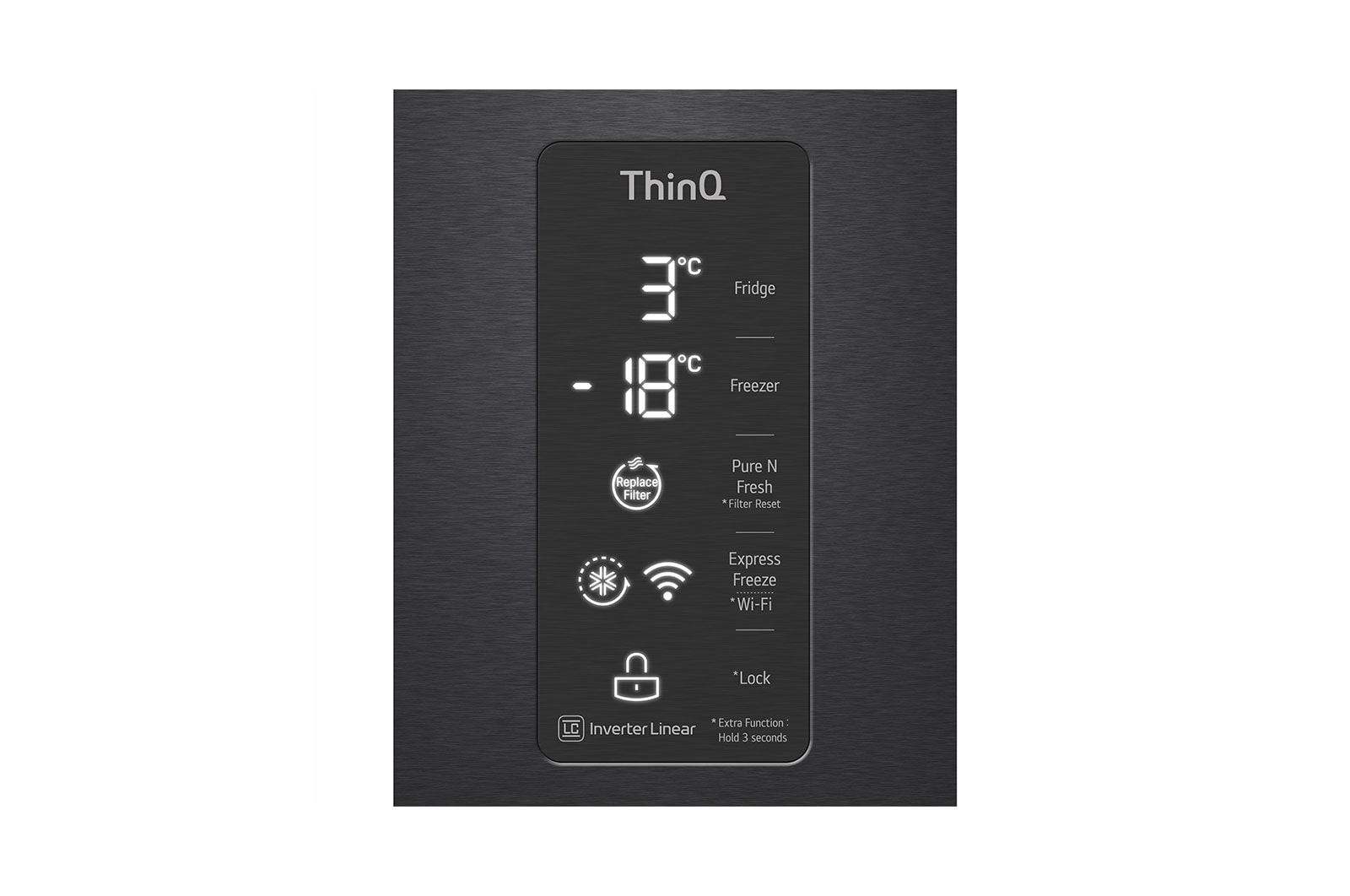 LG Réfrigérateurs multi-portes | InstaView Door-in-Door™ I 530L | Total No Frost I Compresseur Linéaire Inverter , LG GMQ844MC5E