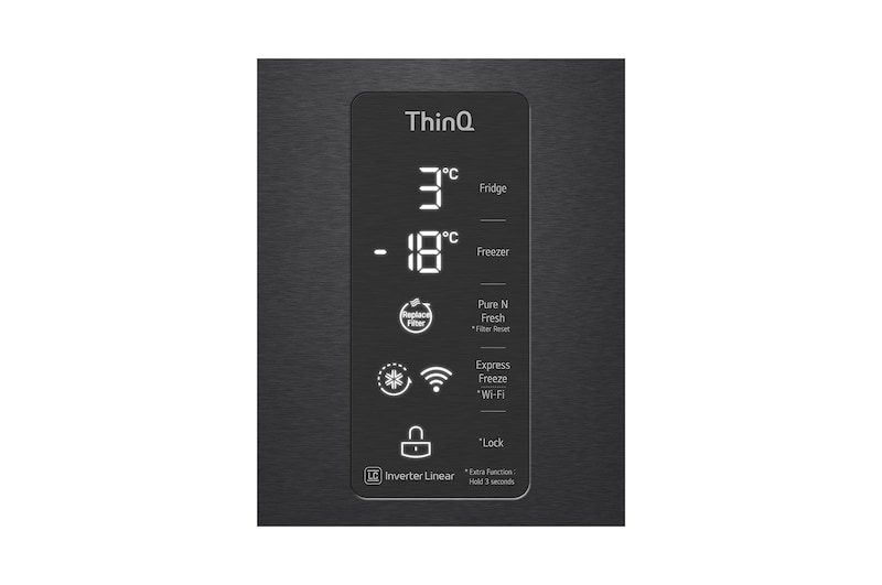 LG Réfrigérateurs multi-portes | InstaView Door-in-Door™ I 530L | Total No Frost I Compresseur Linéaire Inverter , LG GMQ844MC5E