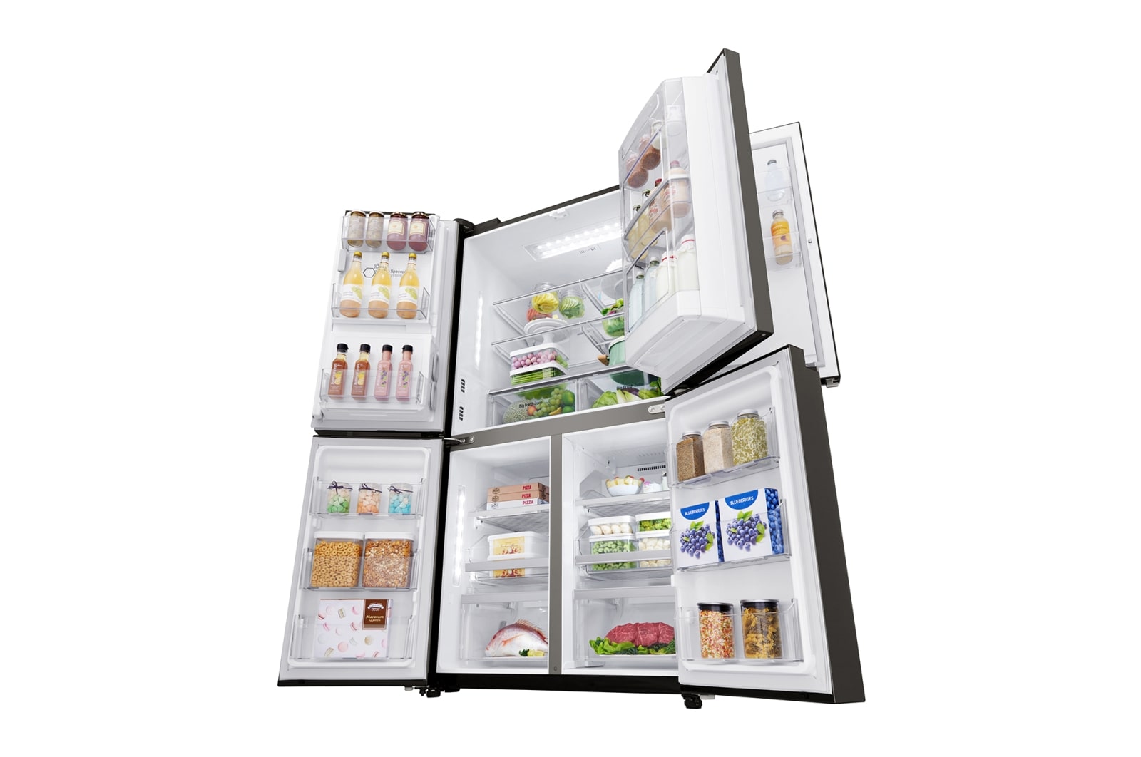 LG Réfrigérateur Multi-Portes | 571L | No Frost | Compresseur Linéaire Inverter, LG GMS9331SB