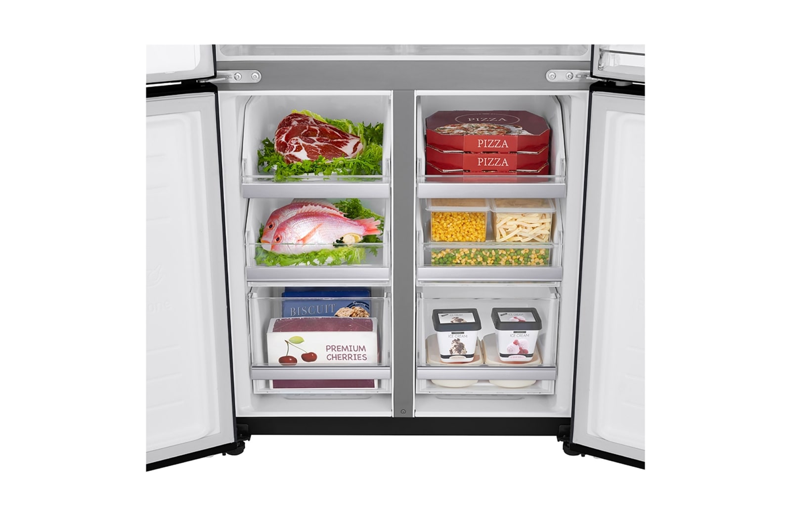 LG Réfrigérateurs multi-portes | InstaView Door-in-Door™ I 508L | Compresseur Linéaire Inverter I Total No Frost, LG GMX844MC6F