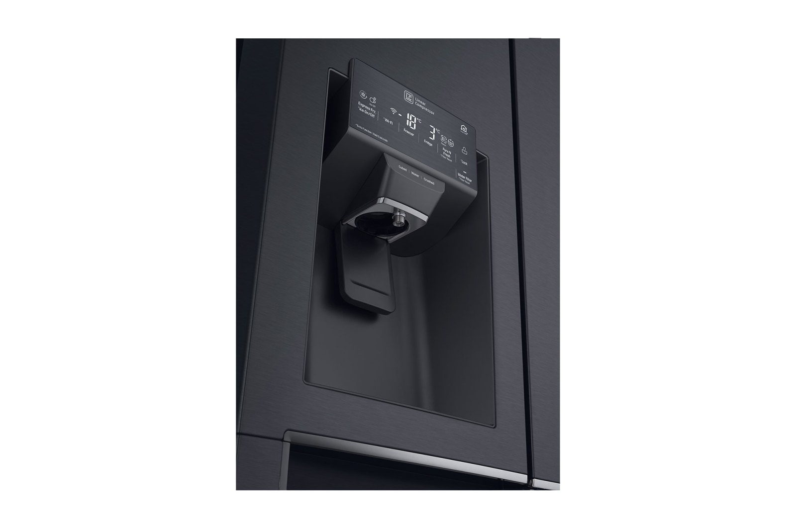 LG Réfrigérateur Multi-Portes Slim | 508 L | No Frost | Compresseur Linéaire Inverter, LG GMX844MCKV