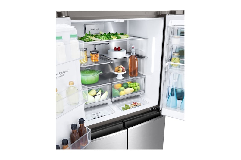 LG Réfrigérateurs Multi-portes | InstaView Door-in-Door™ | 638 L | Compresseur Linéaire Inverter I F, LG GMX945BS9F