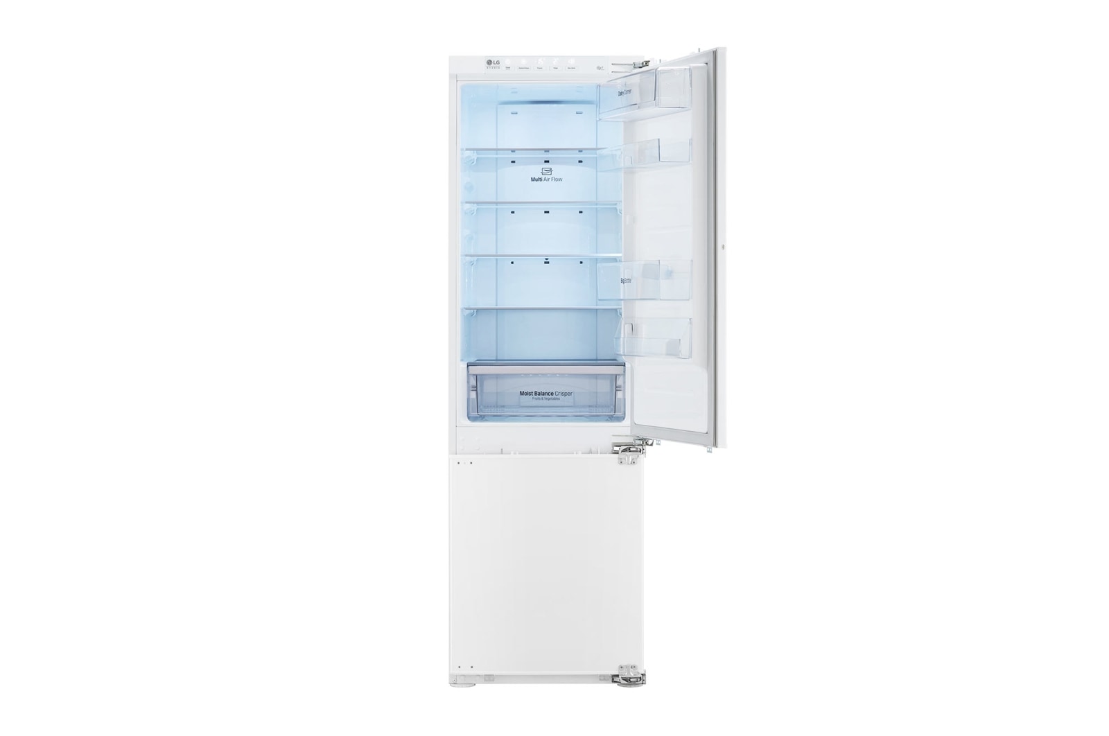 LG Réfrigérateur combiné | 273L | 39dB(C) | Total No Frost | Compresseur Smart Inverter, LG GR-N266LLR