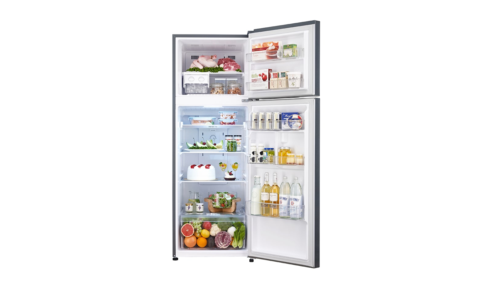 LG Réfrigérateur 2 portes | 254L | Eclairage LED | Twist ice | Magic crisper | No Frost | A+, LG GR5511PS