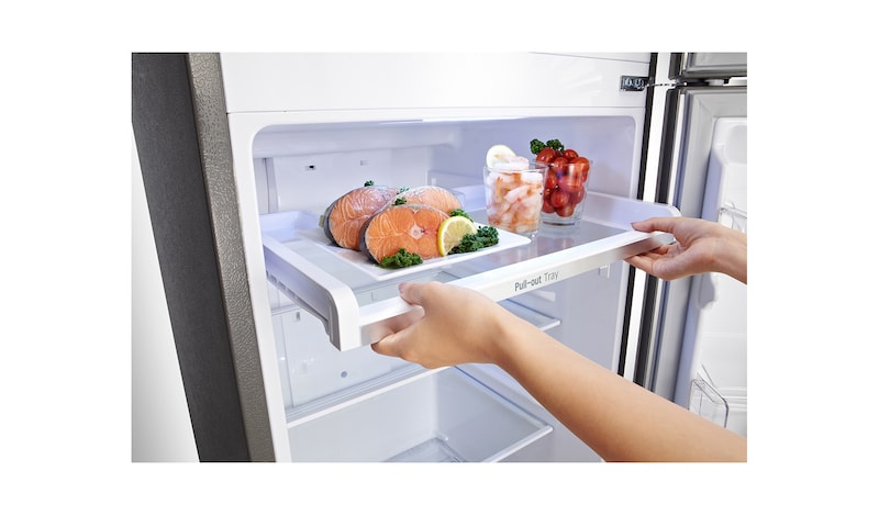 LG Réfrigérateur 2 portes | 254L | Eclairage LED | Twist ice | Magic crisper | No Frost | A+, LG GR5511PS