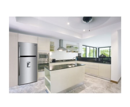 LG Réfrigérateur 2 portes | 568L | Distributeur d’eau | Smart Compresseur Inverter | No Frost | Eclairage LED | Twist Ice | Classe A++ , LG GRF8648SC