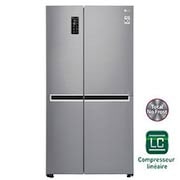 LG Réfrigérateur Américain | 642L | Compresseur Linéaire | Total No Frost | Smart Diagnosis | F, LG GSB6616PS