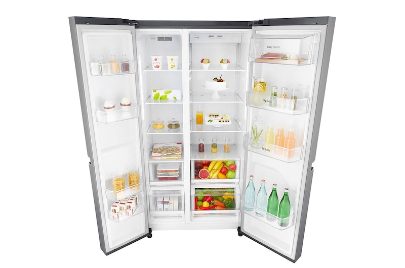 LG Réfrigérateur Américain | 642L | Compresseur Linéaire | Total No Frost | Smart Diagnosis | F, LG GSB6616PS