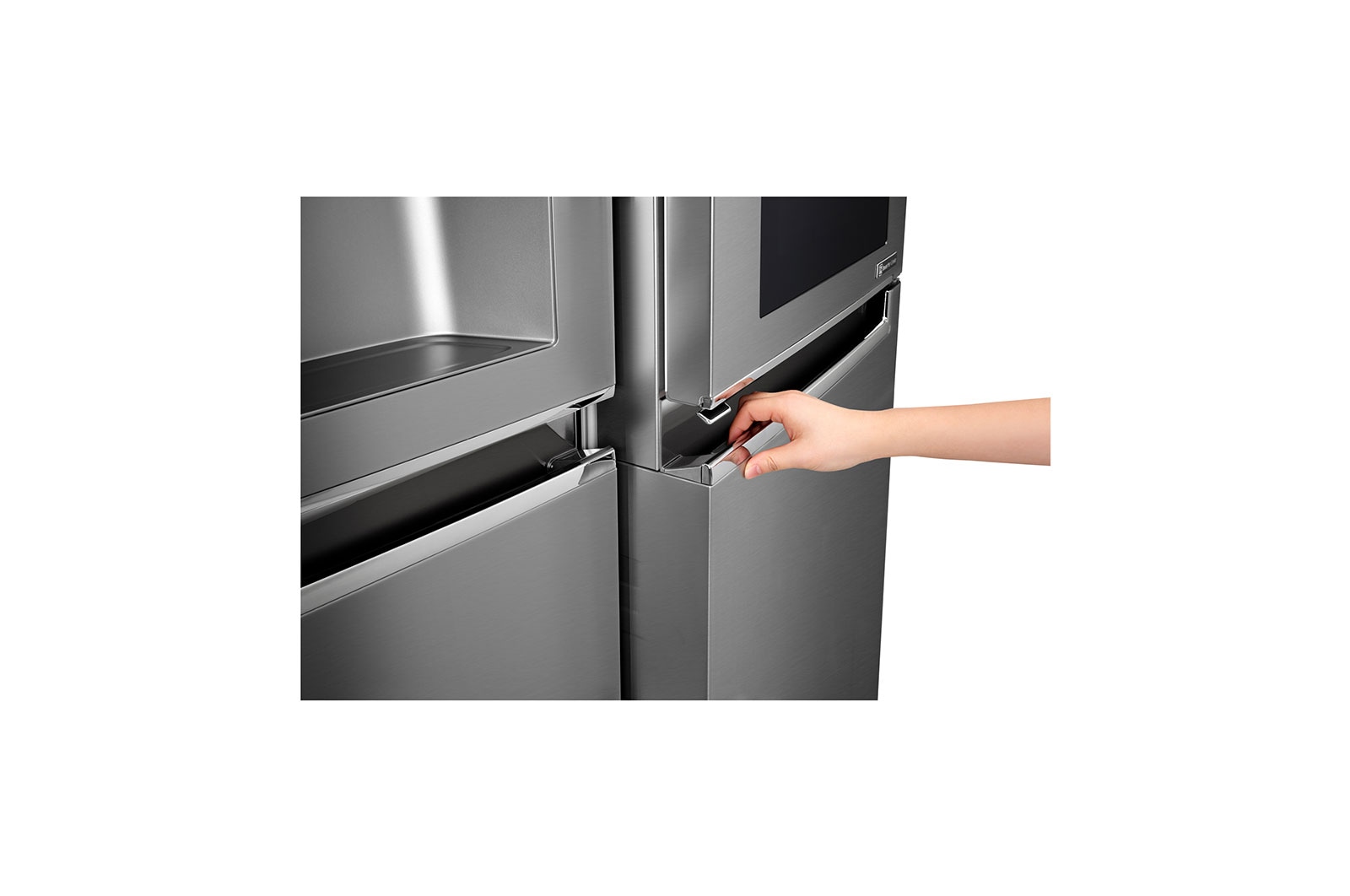 LG Réfrigérateur Américain | InstaView Door-in-Door® | 625 L | Compresseur Linéaire | Total No Frost |  F, LG GSI960PZAZ