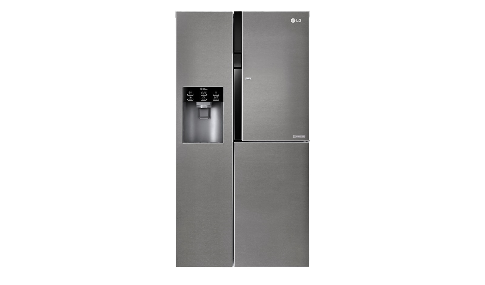 LG Réfrigérateur Américain | 606L | Compresseur linéaire | Total No Frost | Eau'tonome | Moist Balance Crisper | Door in Door® | F, LG GSJ361DIDV
