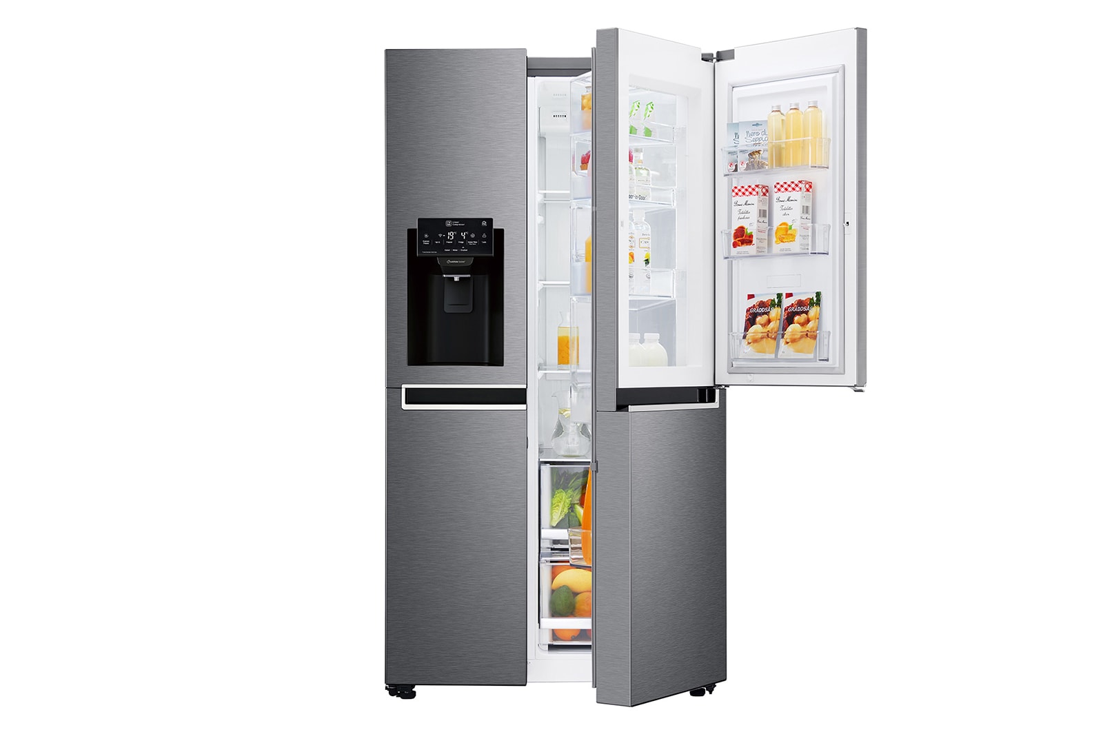 LG Réfrigérateur Américain | 625L | Door-in-Door® | Compresseur linéaire | Total No Frost | Moist Balance Crisper™ | F, LG GSJ470DIDV