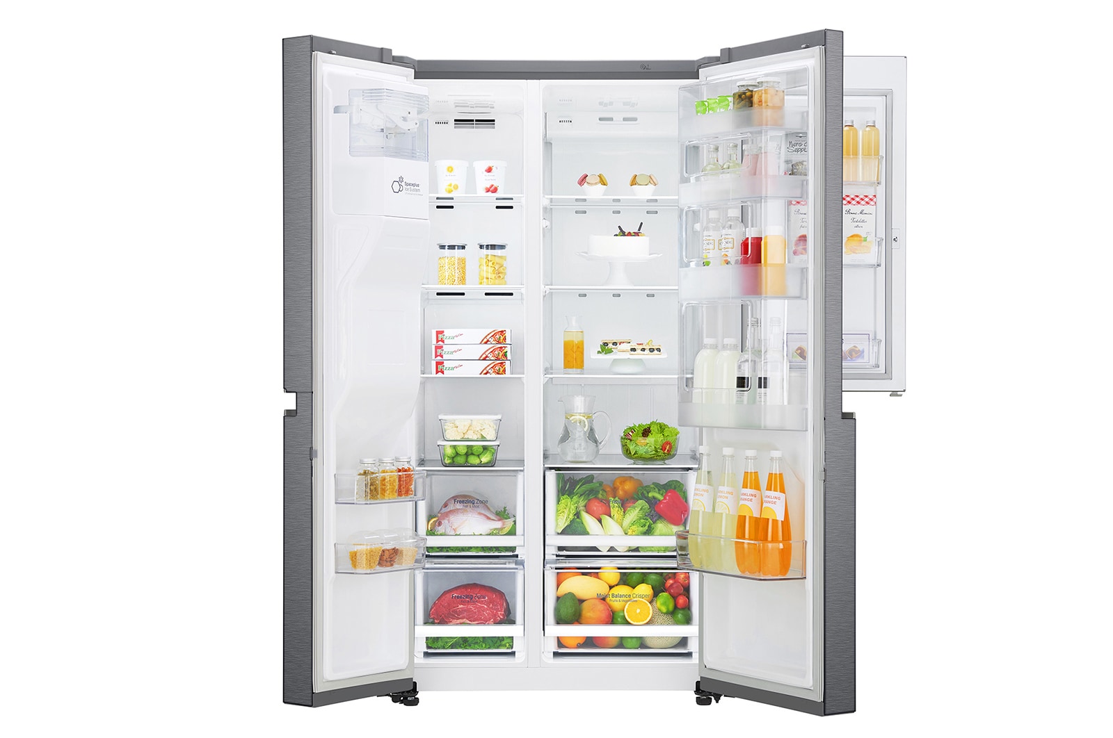 LG Réfrigérateur Américain | 625L | Door-in-Door® | Compresseur linéaire | Total No Frost | Moist Balance Crisper™ | F, LG GSJ470DIDV
