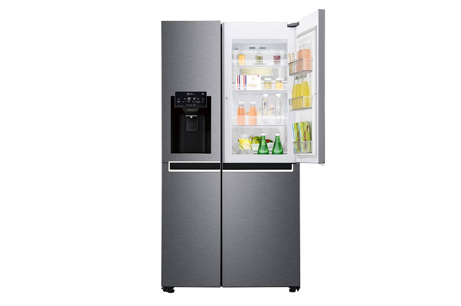 LG Réfrigérateur Américain | 625L | Door-in-Door® | Compresseur linéaire | Total No Frost | Moist Balance Crisper™ | F, LG GSJ470DIDV