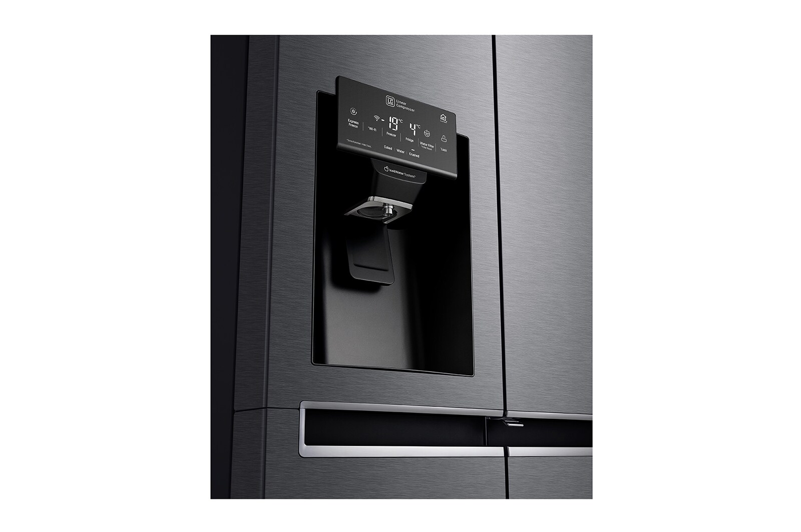 LG Réfrigérateur Américain | 625L | Door-in-Door® | Compresseur linéaire | Total No Frost | Moist Balance Crisper™ | F, LG GSJ470DIDV