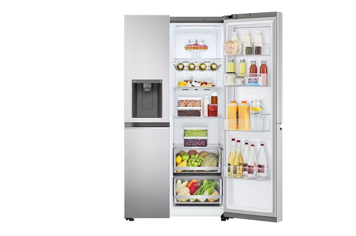 LG Réfrigérateur américain | 635L | Smart Diagnosis | Compresseur Smart Inverter, LG GSJV80BSLF